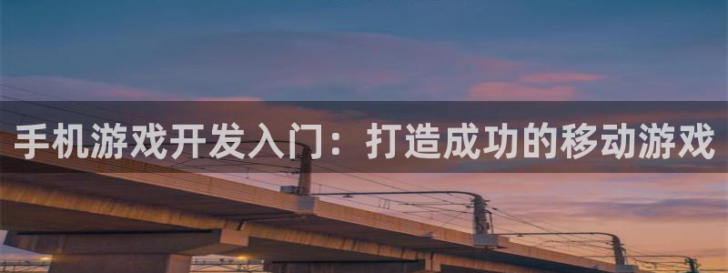沐鸣网址官网：手机游戏开发入门：打造成功